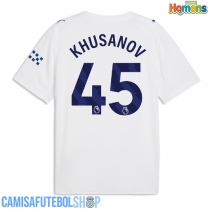 Camisa de time de futebol Manchester City Abdukodir Khusanov #45 Replicas 3º Equipamento 2026-27 Manga Curta